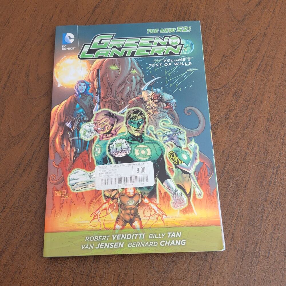 Green Lantern 5: Test of - Paperback, by Venditti Robert; Jensen
